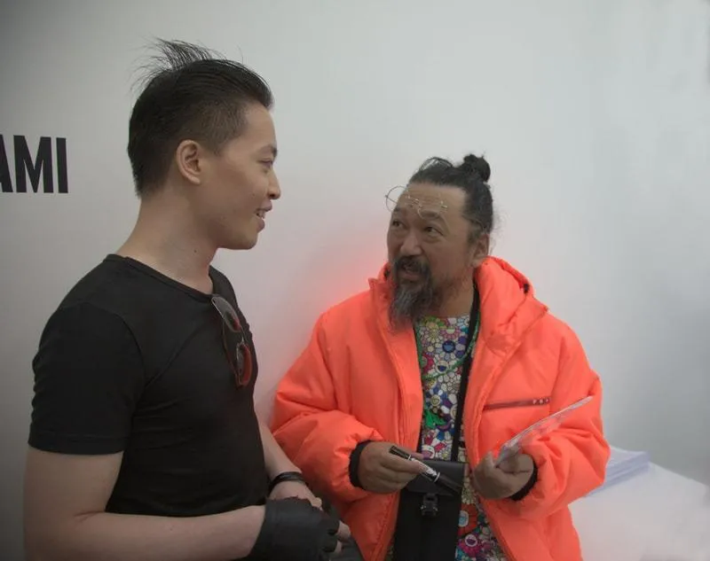Michael Andrew Law and Murakami Takashi 村上隆  
