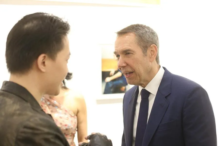 Michael Andrew Law and Jeff Koons
