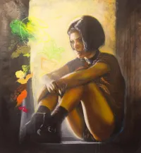 Mathilda Lando (Natalie Portman) Original Art – Image 1