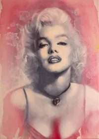 🔴SOLD* Untitled (Marilyn Monroe wearing 24-Carat 'Moon of Baroda' Diamond) – Image 1
