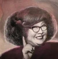 Untitled ( Lydia Shum Din-ha 沈殿霞 ) Painting – Image 1
