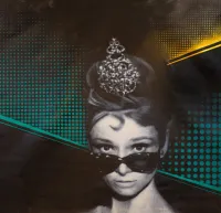 🔴SOLD*Untitled (Audrey Hepburn - Holly Golightly) – Image 1