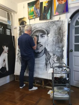 【Nature Art Workshop】英國藝術經紀人化身藝術家!跟住羅Sir畫出親情流露!🎨✨