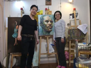 【Nature Art Workshop】十年磨一劍!師承羅Sir嘅Pearl姐靚到震古爍今!厚塗油畫技驚四座!🎨✨