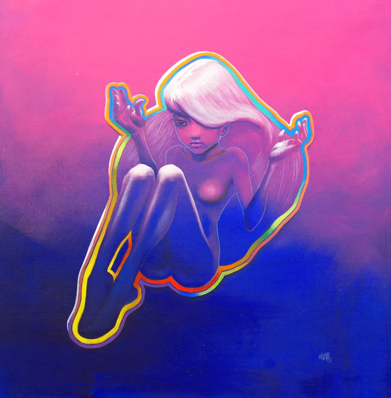 🔵On Hold*Untitled ( Meditation with Yui in Pink Purple & Blue )