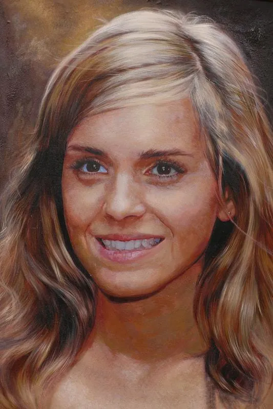 Emma Charlotte Duerre Watson Photorealism Painting