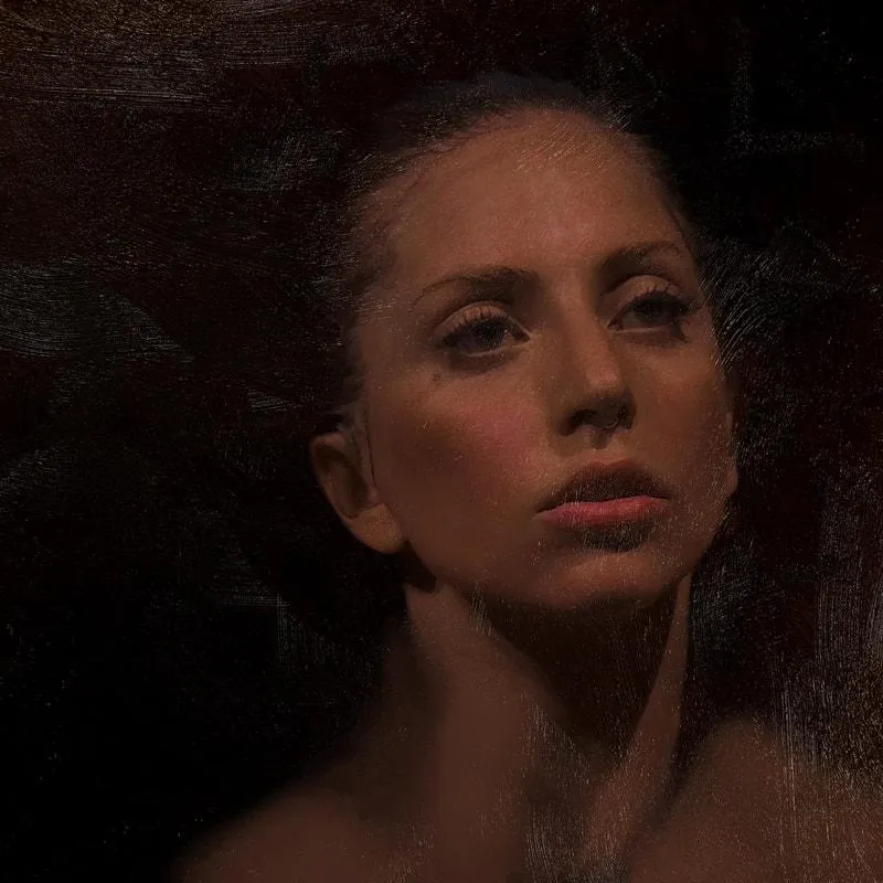 Lady Gaga by Michael Andrew Law painting for sale
