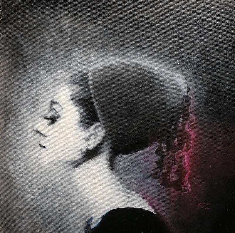 Untitled ( Vogue Audrey Hepburn Breakfast At Tiffany ) Painting for sale