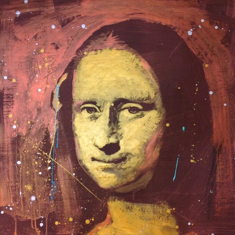 Mona Lisa Variation painting by Michael Andrew Law